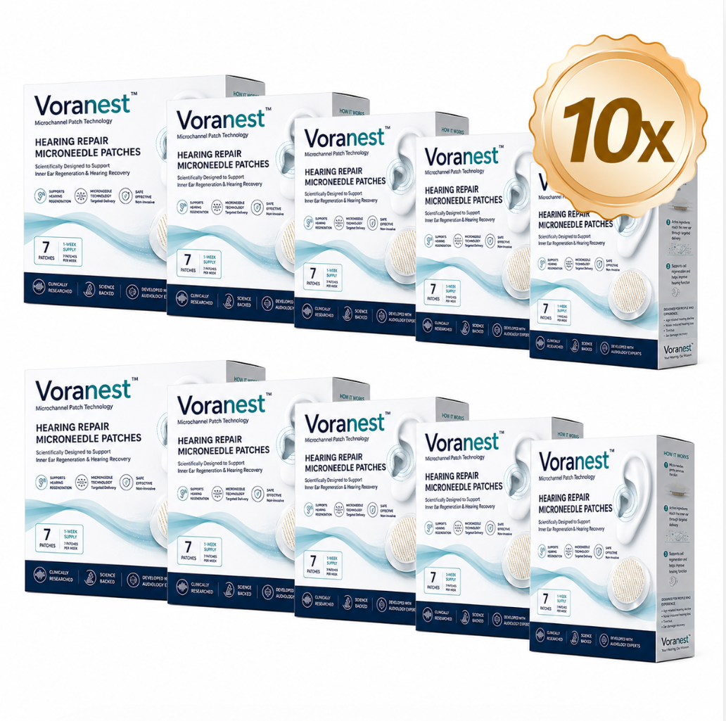 Voranest® HEARING SUPPORT MICRONEEDLE PATCHES