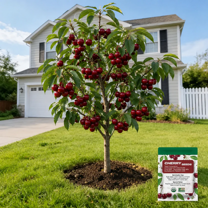 Grow Your Own Sweet Cherry🍒 Tree — Premium Live Seeds