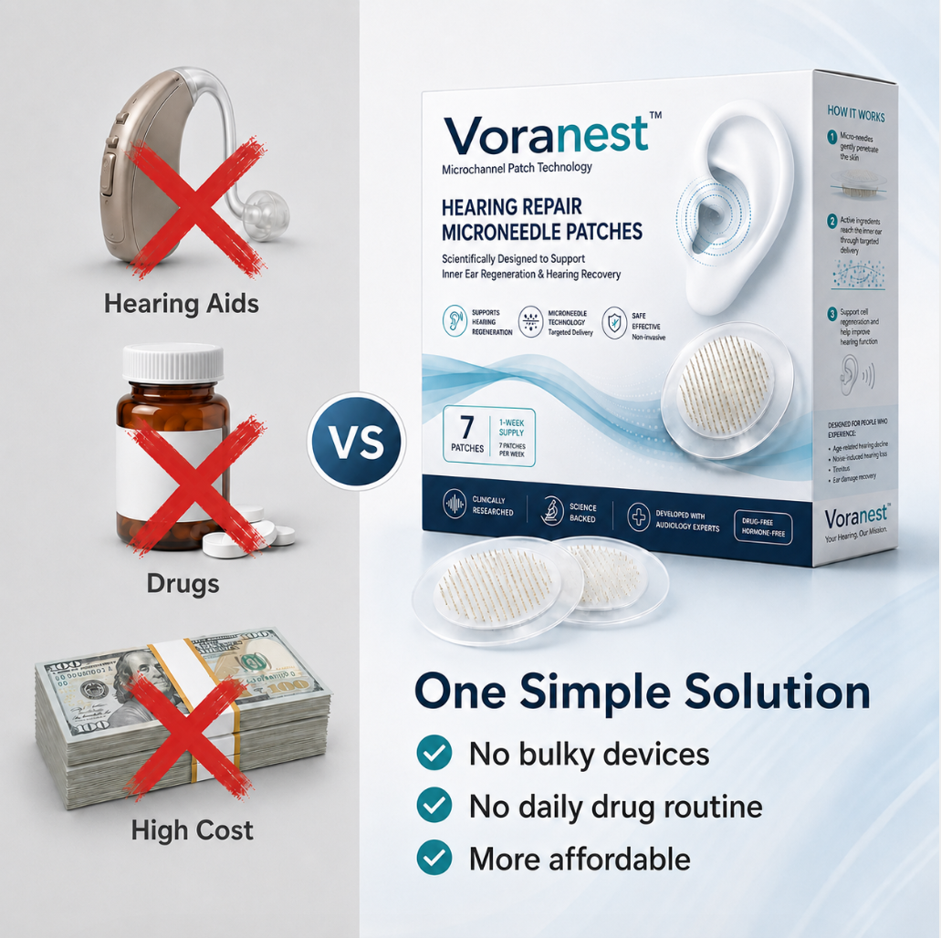Voranest® HEARING SUPPORT MICRONEEDLE PATCHES