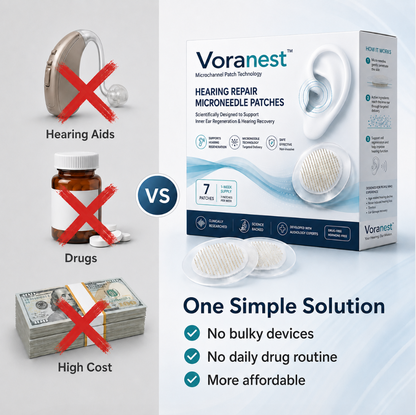 Voranest® HEARING SUPPORT MICRONEEDLE PATCHES