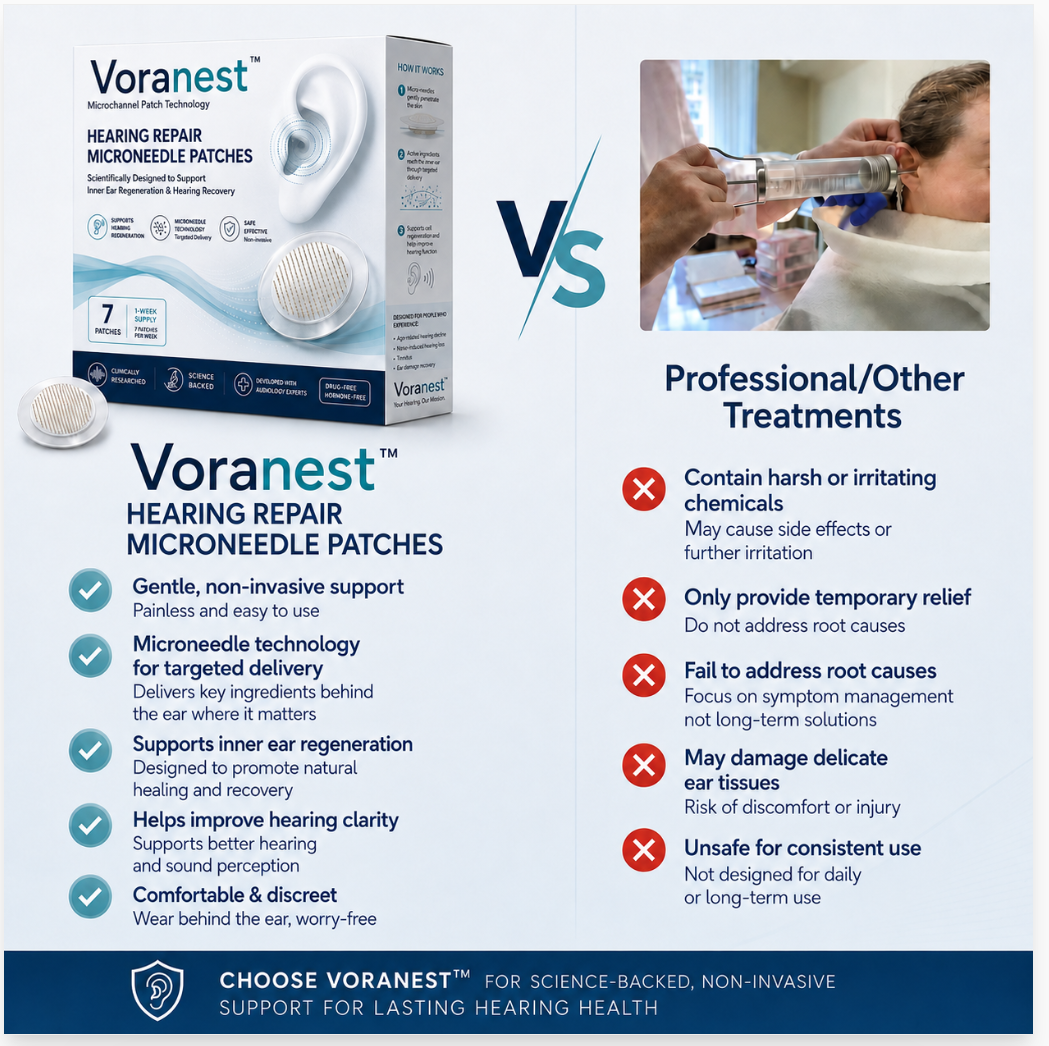 Voranest® HEARING SUPPORT MICRONEEDLE PATCHES