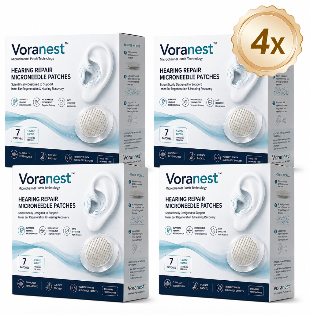 Voranest® HEARING SUPPORT MICRONEEDLE PATCHES