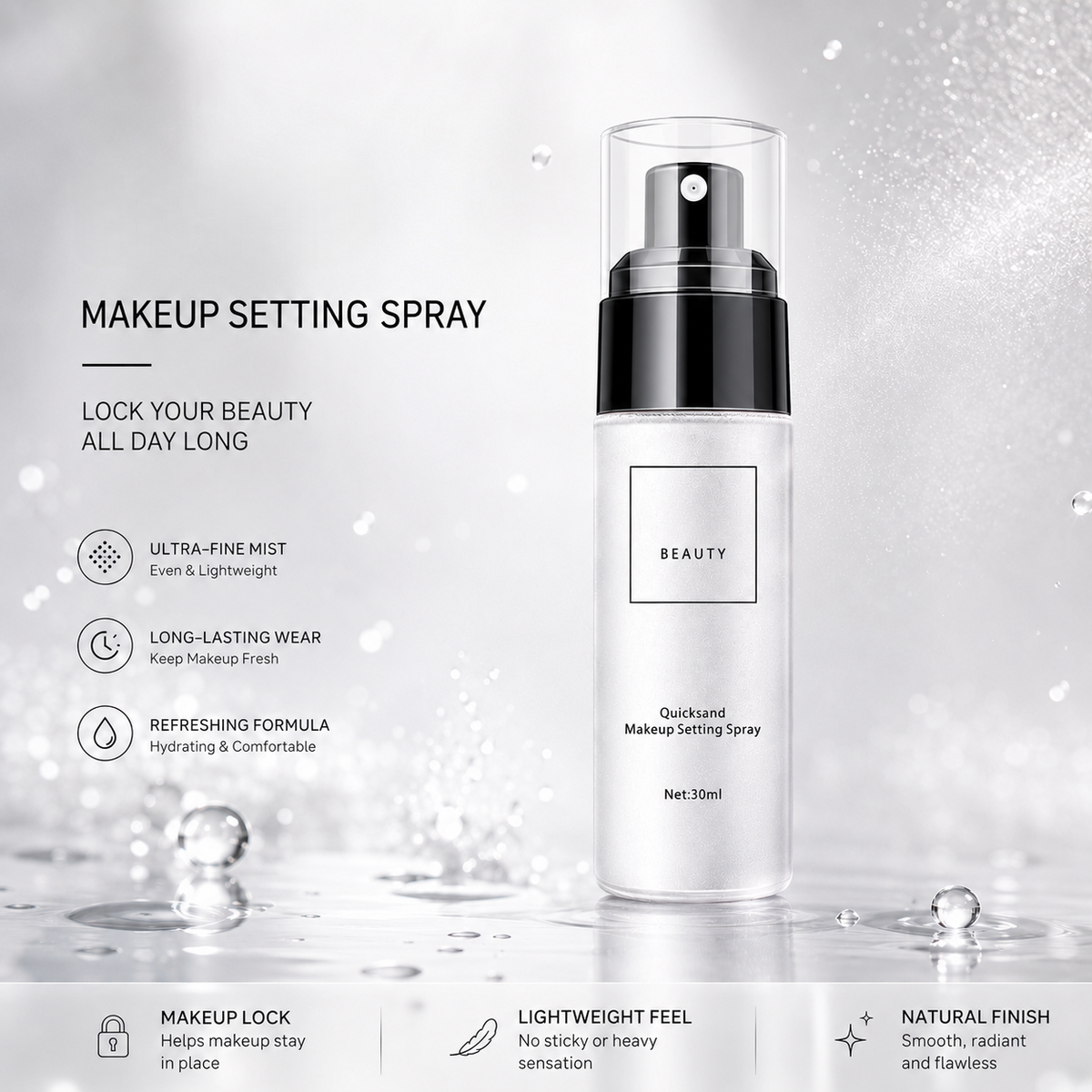 🥳2026 HOT SALE🥳💞50K+ SOLD!⏳✨ Mattifying Waterproof Makeup Setting Spray